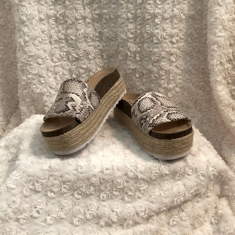 Snake slip in sandal